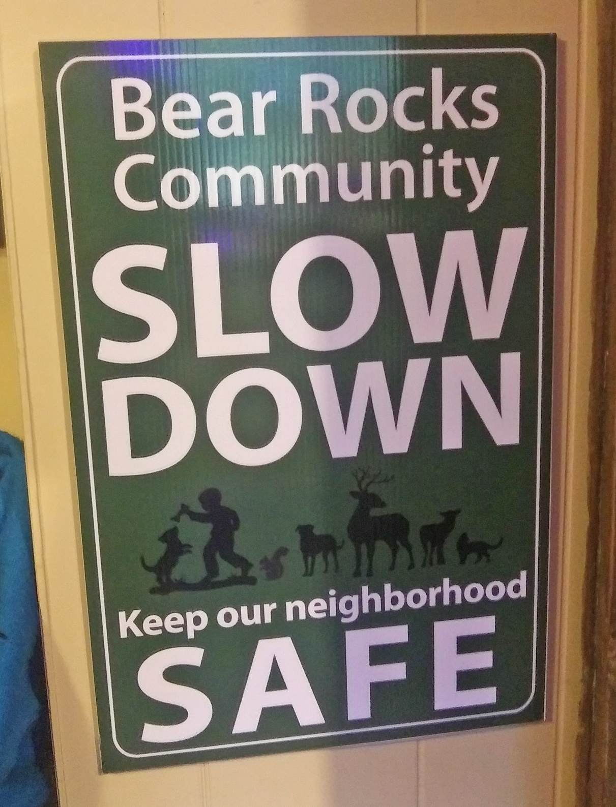 Custom yard signs - corrugated signs 12x18 - Slow Down - Watch Children Pets and more - Image 2