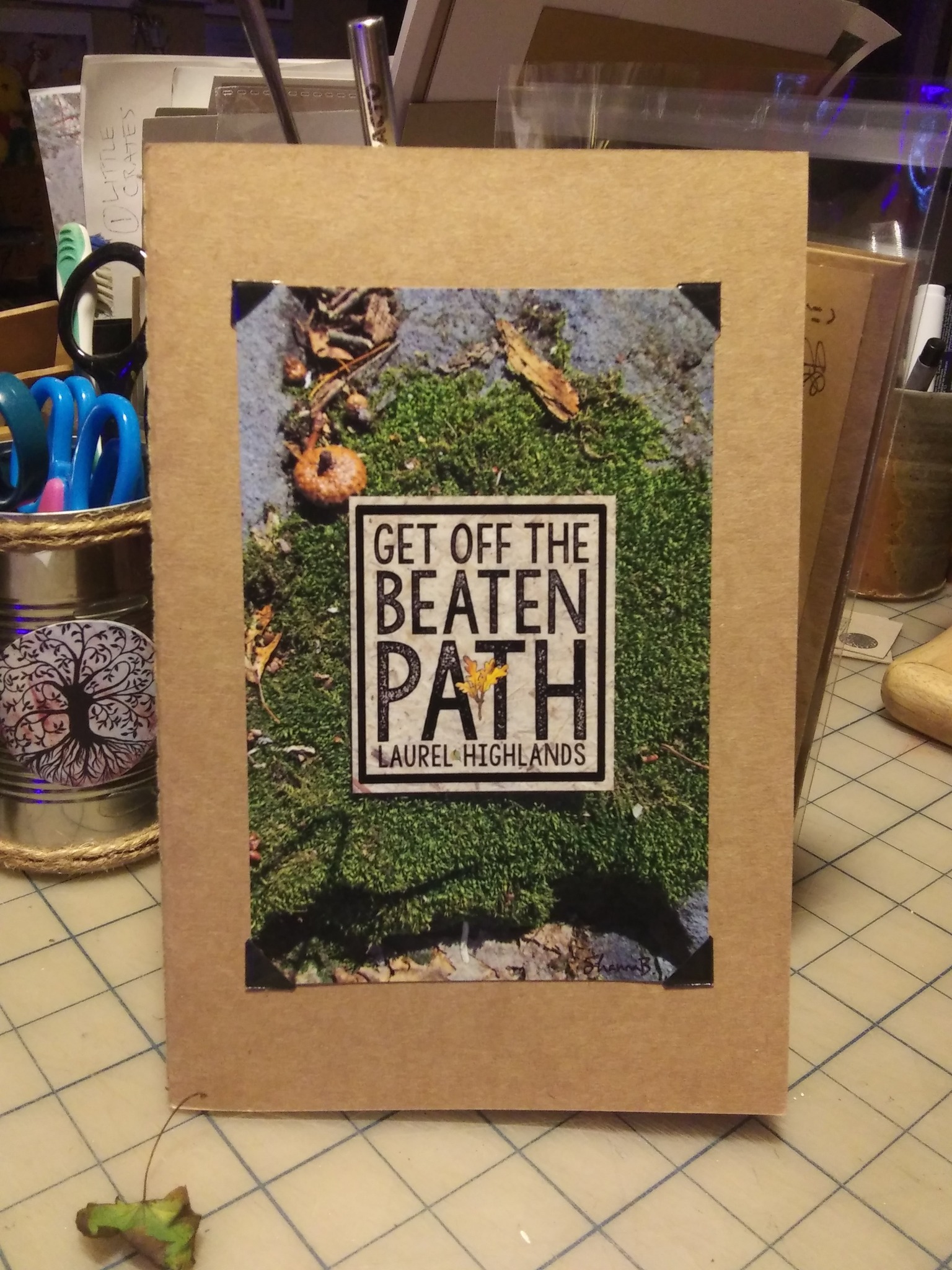 Blank Notebook 5.5x8.5 - Get off the beaten path Laurel Highlands - for trail notes
