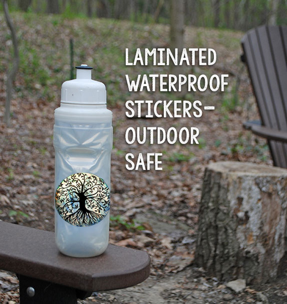 Nature Rocks Tree - 3 inch vinyl waterproof sticker for bottles cars laptops - Image 2