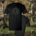Tree Logo dark faded on black tshirt - Ultra thick 100% cotton