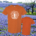 White tree on Texas Orange colored t-shirt